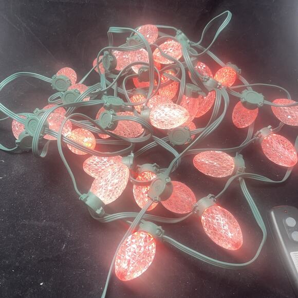 2 Sets GE 36 Color Changing C9 LED White/Multi-Color Lights w/14 Functions - Picture 11 of 14